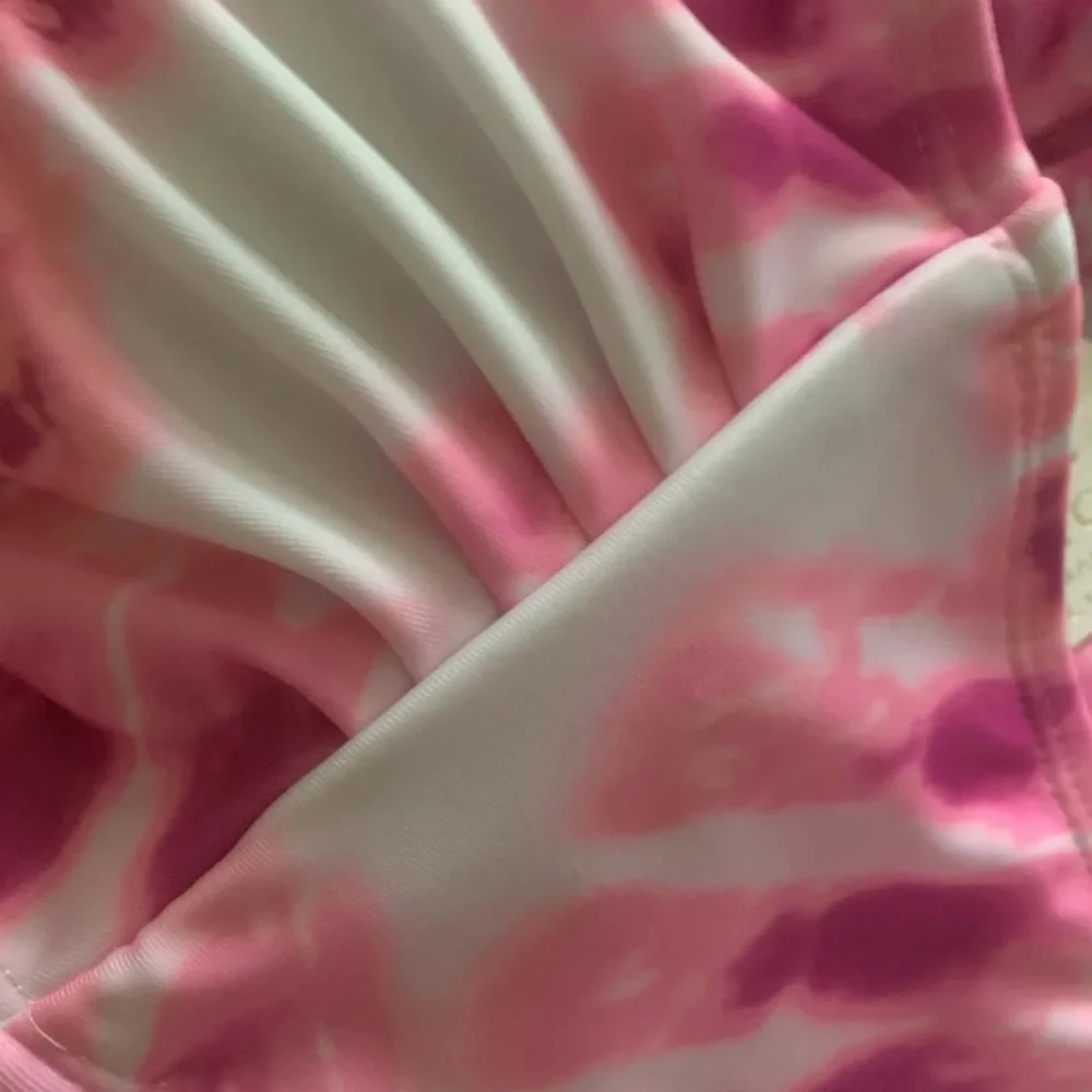 NWT Womens Plus Size, Breaking Waves, 2 Piece Swimsuit, 3X, Pink, High Waisted - Picture 11 of 11